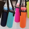 Neoprene 350ml 500ml water bottle pouch elementary school lunch cross