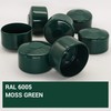 SKIR'CO Pack of 30 fence post caps, round, 48.3 mm,