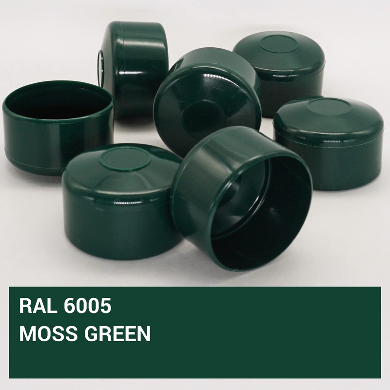 SKIR'CO Pack of 30 fence post caps, round, 48.3 mm,