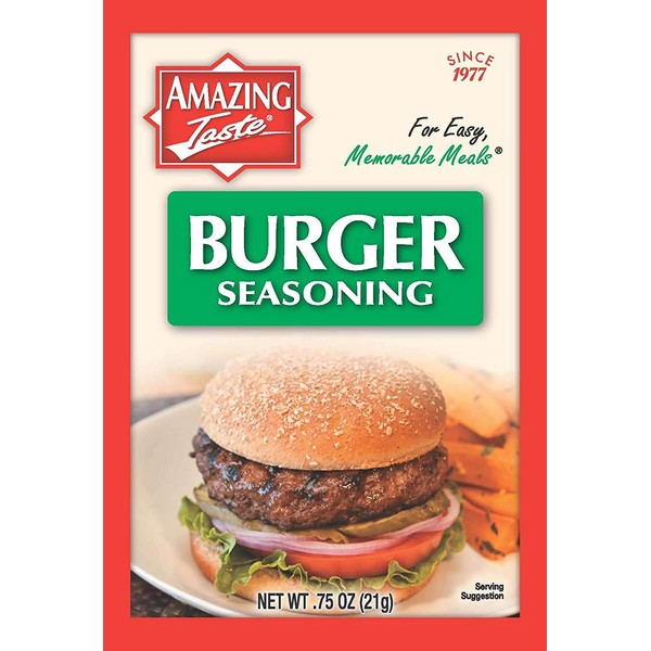 Amazing Taste Burger Seasoning Bundle (10 Packets- .75 oz ea.)