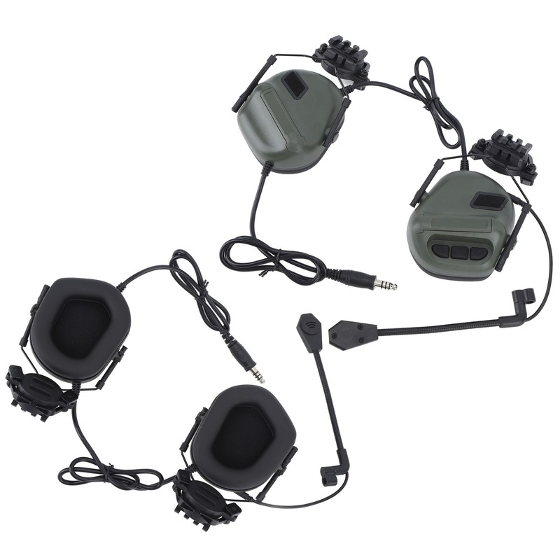 Shooting Headset Shooting Earmuffs Ear Hearing Protection Headphones Sound Amplification