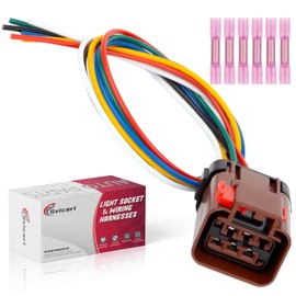 Svicari Tail Lights Connector Plug Wiring Pigtail Harness Compatible with Dodge Ram 2500 2003-2006 Replace 2AME77347A 2AME77348A 55077347AD 55077347AE 55077347AF 55077348AD 55077348AE