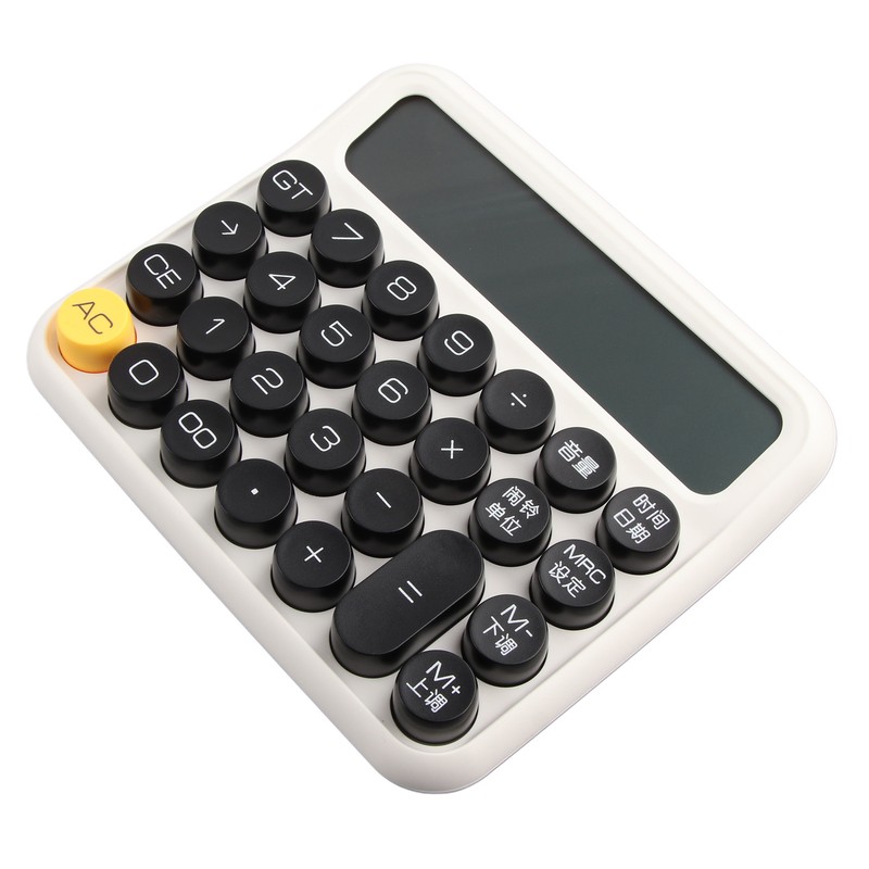 12 Digit Calculator Large LCD Display Big Button Standard Mechanical
