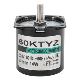 Mini Motor AC Synchronous Metal Gear Slow Speed Permanent Magnet DIY Generator Equipment 14W5rpm/min AC220V
