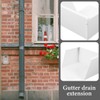 DOITOOL Splash Blocks for Gutters Downspouts, 6.9 inch Rain Gutter
