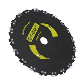 Hoja de Sierra Circular, Disco de Cadena en ángulo Recto, Amoladora Angular de Acero Aleado, Accesorio para Moldear, Rueda de Motosierra Circular para Tallado de Madera y Plástico (9 pulgadas)