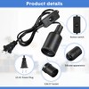 10 Pack Hanging Light Cord Pendant Light Cord with Switch