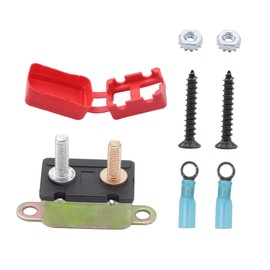 Gatuida 1 Set Reset Circuit Breaker Circuit Breaker for Electrical Dc Circuit Breaker Car Audio Circuit Breaker Marine Circuit Breaker Automatic Vacuum Rubber Double Head 20a Terminal