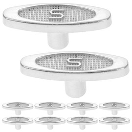 UPKOCH 10pcs T-Shaped Music Box Winding Keys - Silver Metal 10mm Replacement Keys for Windup Repair, Antique Music Box Restoration & DIY Mechanism Kits