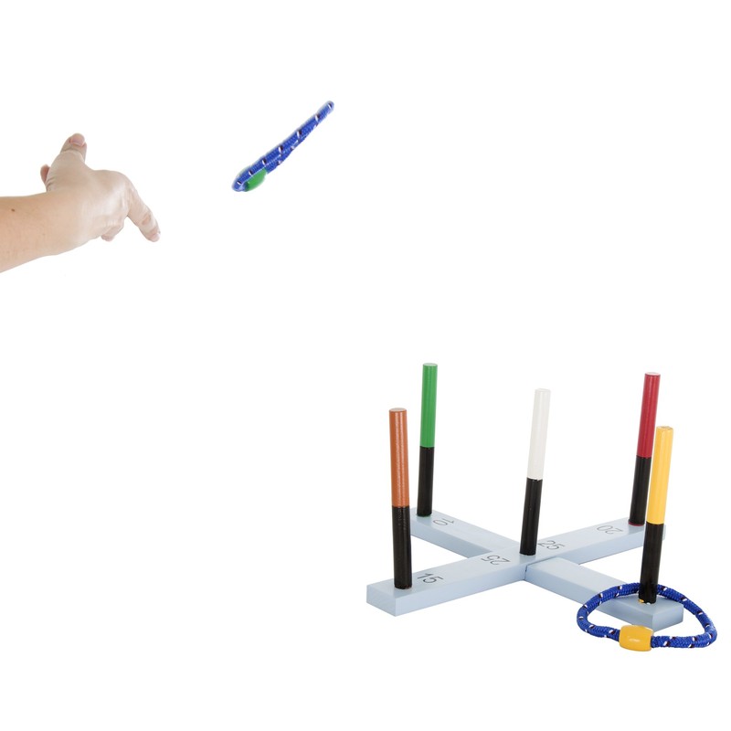 HEY! PLAY! Rope Ring Toss Game