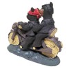 Lipco Black Bear Motorcycle Biker Figurine