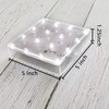 LARDUX Square LED Light Base with Remote -5 Inch Multicolor