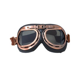 CRG Sports Motorcycle Goggle Vintage Aviator Pilot Style Motorcycle Cruiser Scooter Goggle for Man,Women, Adult