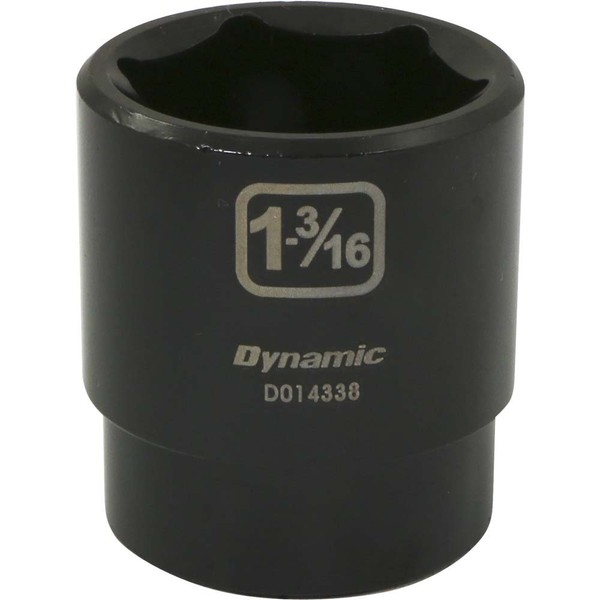 Dynamic Tools 1/2-Inch Drive 6 Point SAE, 1-3/16-Inch Standard Length,