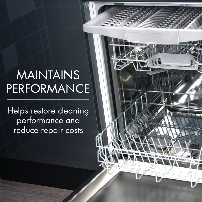 Glisten Dishwasher Magic Machine Cleaner and Disinfectant 2-Pack and Dishwasher