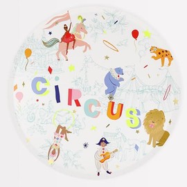 Meri Meri Circus Dinner Plates (Pack of 8)