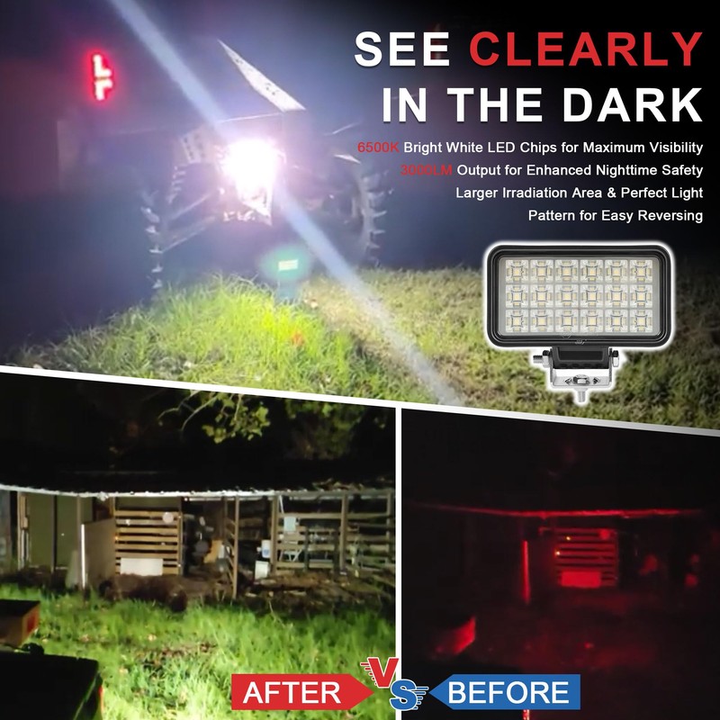 ULROLIT Ranger Backup Light 36W Reverse Light Compatible with 2018-2025