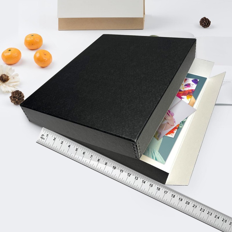 Lineco Museum Archival Storage Box, 16.75x20.75x3 in. Drop Front Design.