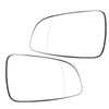 2PCS Outside Rear View Mirror Glass Left Right Self Adhesive