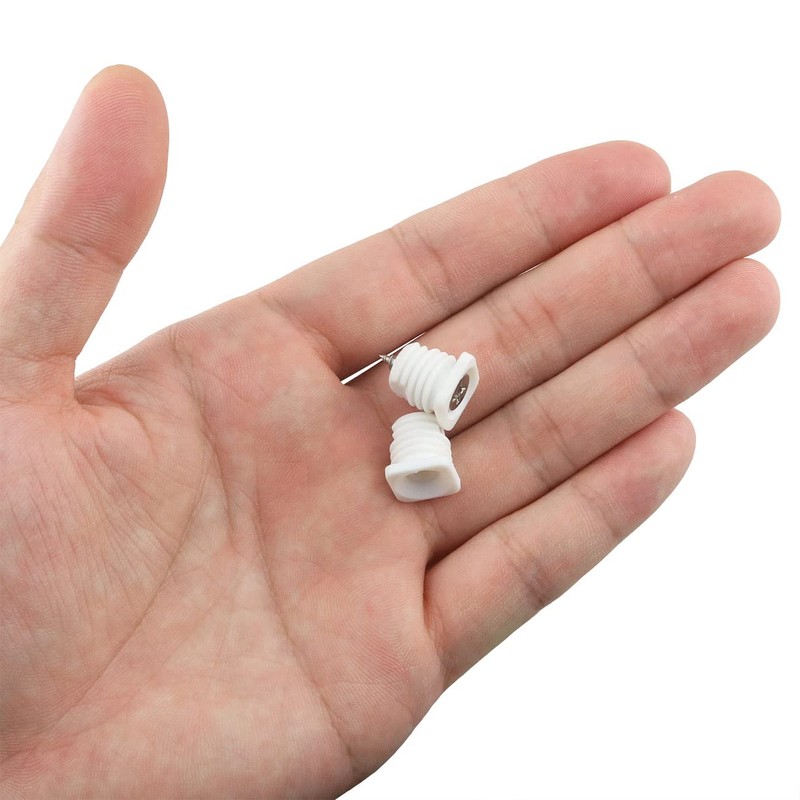 JianLing 25 Set Plastic Hinge Dowel Inserts with Screws (25pcs