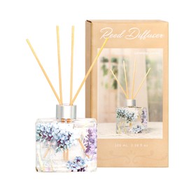 Classic Reed Diffuser Lavender Scent/3.4oz(100ml)/1 Pack/Fragrance Scent Essential Oil Stick Diffuser Set for Home Bedroom Bathroom Christmas Fall Décor
