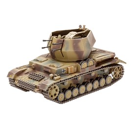 Revell 12 Modellbausatz 03267 Flakpanzer IV Wirbelwind (2 cm Flak 38), Militär-Bausatz im Maßstab 1:72, Level 4, originalgetreue Nachbildung mit vielen Details, Multicolour