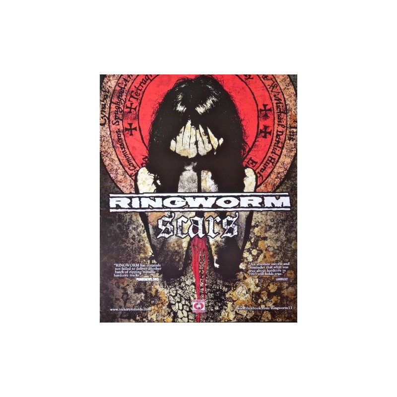 Ringworm - Scars - Rare Advertising Poster - 16x20