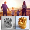 OHEPFD Keepsake Hands Casting Kit DIY Plaster Statue Molding Kit,