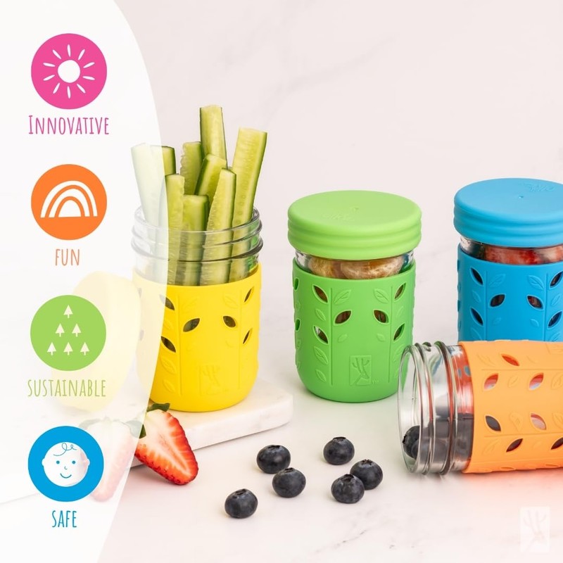 Elk and Friends Kids + Toddler Glass Cups | The