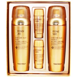 Tonymoly Intense Care Gold 24K Snail 2 pc Set Toner Emulsion