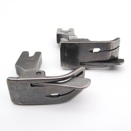 CKPSMS brand - Industrial Sewing Machine Hinged Presser Foot #SP-18 With Right & Left Guide 2PCS (Right & Left 3/32(2.38mm))