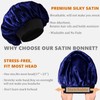 Bonnet for Men,Silk Bonnet for Sleeping,Double Layer Satin Bonnets for