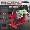Donext Motorcycle Front Tire Chock, Adjustable Motorcycle Wheel Chock, 1500