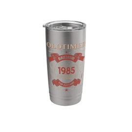 40th birthday man gift 1985 not old classic 1985 40 Vintage Stainless Steel Insulated Tumbler