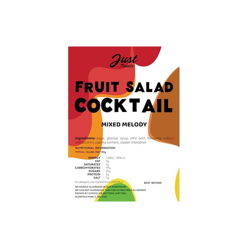 Just Treats Fruit Salad/Cocktail 500g Share Bag
