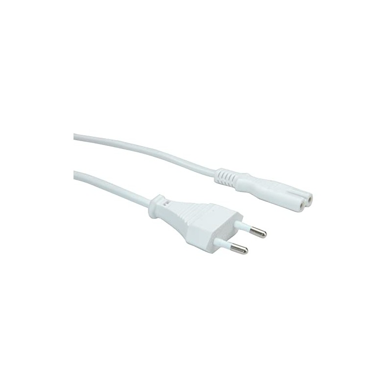VALUE Power Cable Euro Flat Plug to C7 2 Pin