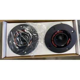 Diablo 3.75 inch Aluminum  Die cast Super Tweeter 500 Watts Pair Black