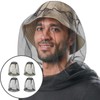 Zodaqian 4 Pack Mosquito Net Head Cover, Lightweight Fly Nets