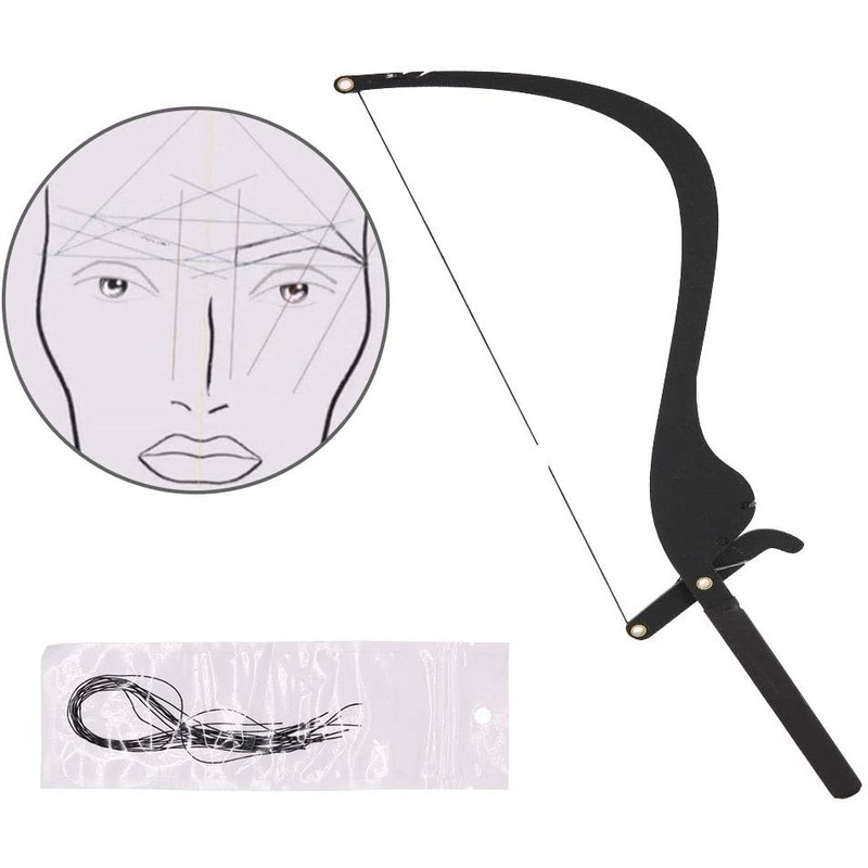 Nueva regla de marcador de línea Microblading, Eyebrow con 10pcs