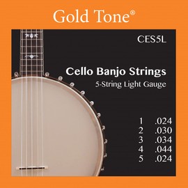 Gold Tone Banjo Cello 5 Pieces Light Gauge