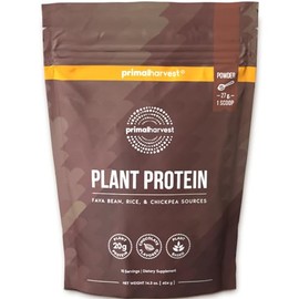 Primal Harvest Vegan Protein Powder for Nutritional Weight Support 20g Plant-Based Protein Per Serving from Fava Beans Chickpeas & Rice Chocolate Flav