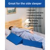 Fanwer Positioning Wedge Pillow for Side Sleeping (3 in 1),