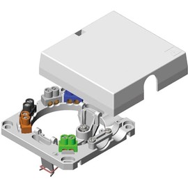 WITTKOWARE Cooker Connection Box for Flush-Mounted or Surface-Mounted Max. 5 x 4 mm², White