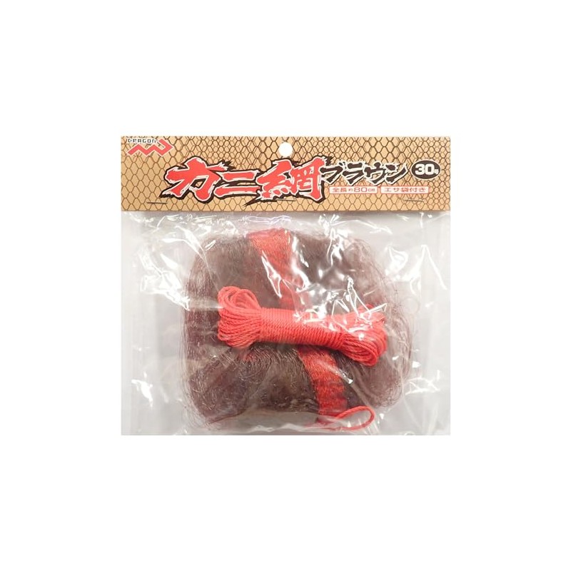 MARUSHINGYOGU DRAGON Crab Net, Brown, No. 30