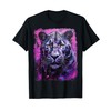 Pop Art Colorful Panther Pink T-Shirt