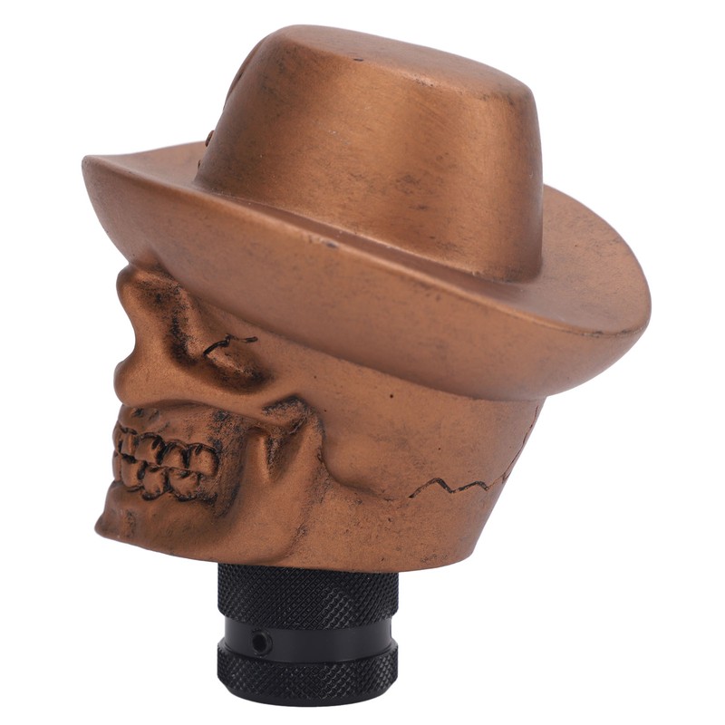 Skull Head Gear Shift Knob with 3 Adapters Cool Looking