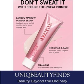 Primer matificante resistente al agua Secure The Sweat de Patrick Starrr (talla única, 30 g)