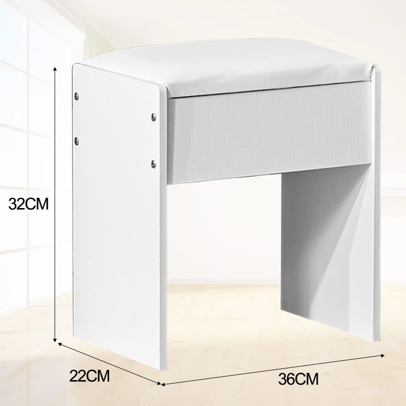 Yamissi Large Makeup Vanity Table Set with 10 LED Mirror