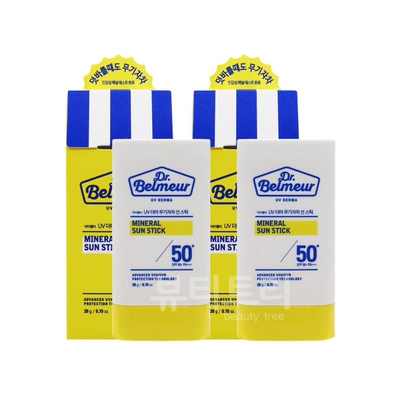 Dr. Belmer UV Derma Mineral Sun Stick 20g + 20g
