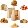 100/150/200 PCS Large Paper Bread Bags, 13.7 x 8.2 x